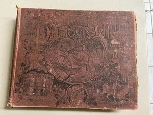 Antique 1891 Shepp's Photographs Of The World Globe Bible Publishing Co. - Picture 1 of 13