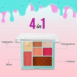 Glam21 Scoop Makeup Palette | Face Palette With Eyeshadow, Blusher, Contour and  - Picture 1 of 4