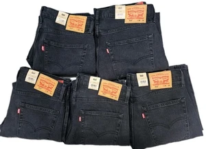 Pantalones de mezclilla Levi's 512 para hombre ajustados calce cónico elásticos gris carbón todas las tallas - Imagen 1 de 11