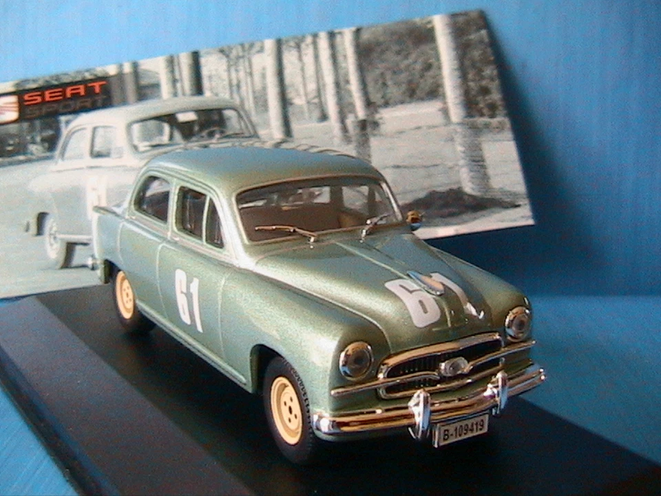 SEAT 1400B #61 Copa Montjuich Coches Sport 1957 Juan Fernandez IXO 1/43 Altaya - Image 1 of 1