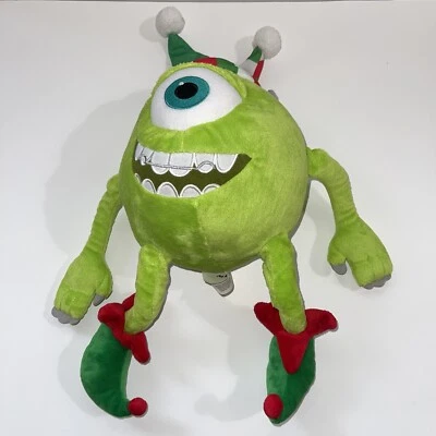 Peluche suave raro Monsters inc University grande Mike Wazowski NAVIDAD peluche Foto 1 de 3
