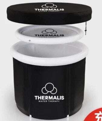 New Design Custom Portable Folding Inflatable Ring Ice Bath Tub Soaking Bathtub  - Image 1 of 4