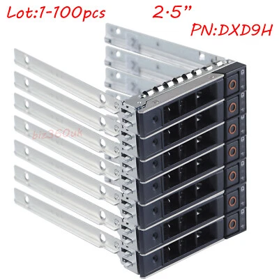 Lot Dell 2.5" SFF Tray Caddy DXD9H For Dell R340 R440 R640 R740 R740xd R940 Ge14 - Image 1 of 4