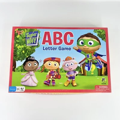 PBS Kids Super Why ABC Letter Board Game Complete 2009 Ages 3+, 2-4 Players - Image 1 of 4