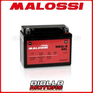 MB4L-B BATTERIA MALOSSI GEL PIAGGIO Power NRG 50DD 50 2005 2018 YB4L-B 4418916 - Foto 1 di 5