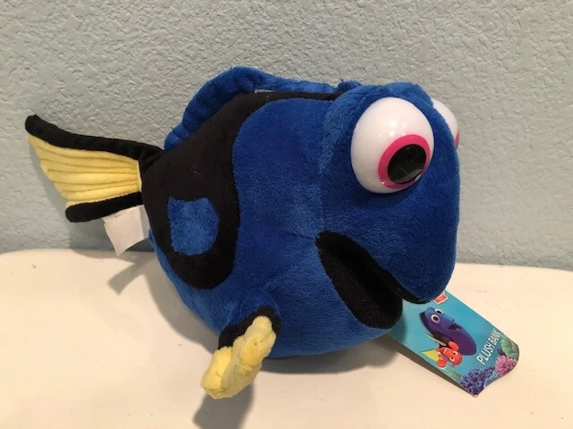 Banco de monedas de peluche Disney Finding Dory 11" juguete de peluche dinero etiqueta colgante original Foto 1 de 4