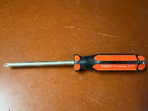 Vintage Stanley Handyman 65-322 USA 2 PT Phillips Screwdriver Red Black - Picture 1 of 3