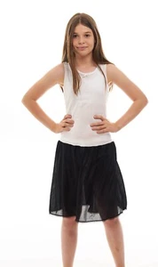 Rossette Sleeveless Full Slip for Girls - Cling Free - Cotton / Nylon Material … - Picture 1 of 15