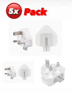 UK AC Adapter Wall Plug Duck head Universal Power Charger Travel Adapter 5 PACK - Picture 1 of 4