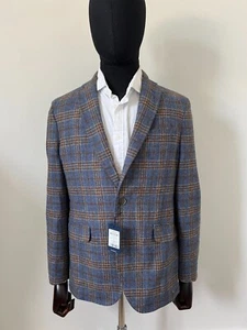 Stunning Hackett Bold Check Marling & Evans Tweed Jacket RRP £750 BNWT - Picture 1 of 14