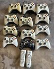 Huge Lot Of 12 Official Xbox 360 Controllers Sold For Parts Or Repair