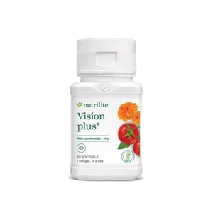 Nutrilite Vision plus Soft Gel organic supplement for eyes lutein carotene zinc - Picture 1 of 3