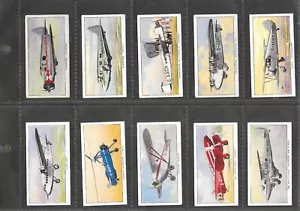 Aeroplanes Of Today 1936. Full Set of 50 by British American Tobacco B.A.T. - Picture 1 of 10
