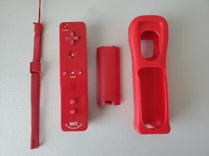 OEM Red Motion Plus Remote Controller NINTENDO WII / U RVL-036 OFFICIAL GENUINE - Picture 1 of 2