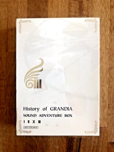 HISTORY OF GRANDIA I,II,III y X - Caja Sound Adventure Square Enix **SELLADA ** - Imagen 1 de 3