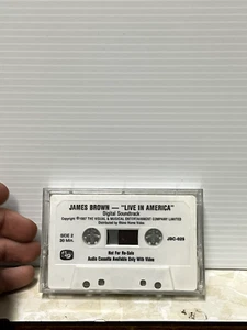 James Brown "Live in America" Digital Soundtrack Cassette Rhino Home Video 1987 - Bild 1 von 2