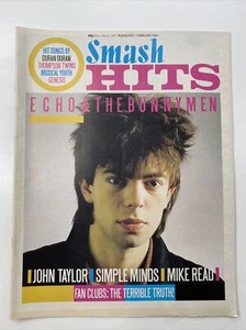 ECHO & THE BUNNYMENSMASH HITS MAGAZINE -1983 - JOHN TAYLOR / SIMPLE MINDS - Bild 1 von 12