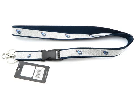 TENNESSEE TITANS NFL Football Official Licensed Sparkle Lanyard Key Chain Cover