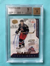 2002-03 Pacific Calder. Rick Nash Auto rc.  BGS 9 MINT. #64/100 !!