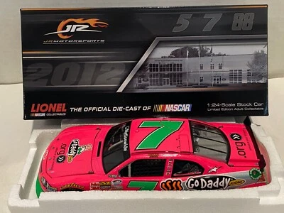 DANICA PATRICK 2012 #7 GODADDY PINK 1/24 - Image 1 of 4