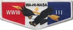 Wa-Hi-Nasa Lodge 111 Middle Tennessee Council TN Flap White Bdr (AR5057) - Picture 1 of 1