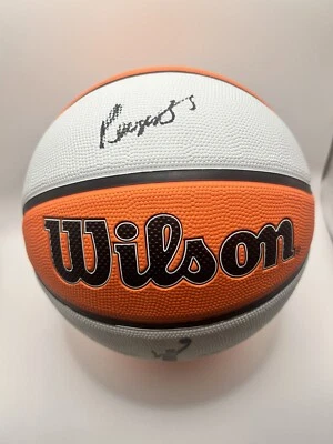 PAIGE BUECKERS SIGNED WNBA WILSON BASKETBALL PSA/DNA COA CERT UCONN DALLAS WINGS - Image 1 of 2