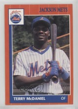 1990 Grand Slam Jackson Mets Terry McDaniel #27