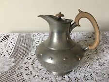 Art Deco Hammered Pewter Coffee Pot / Water Jug- Don Pewter