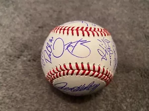 2024 WASHINGTON NATIONALS NATS TEAM SIGNED ROMLB BALL BASEBALL PROOF COA 26 SIGS - Picture 1 of 8