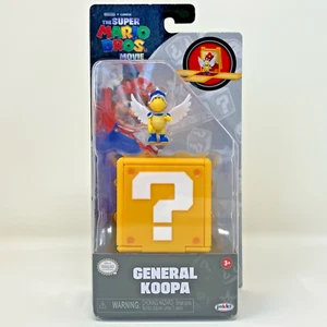 Super Mario Bros Movie General Koopa 1" Mini Figure w/Question Block Jakks - Picture 1 of 10