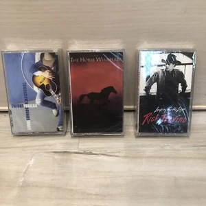3 COUNTRY Cassette NEW LOT DWIGHT YOAKAM Horse Whisperer Rick Trevino Sealed! - Picture 1 of 7
