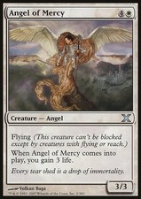 Magic the Gathering MTG Angel of Mercy (2) Tenth Edition   LP