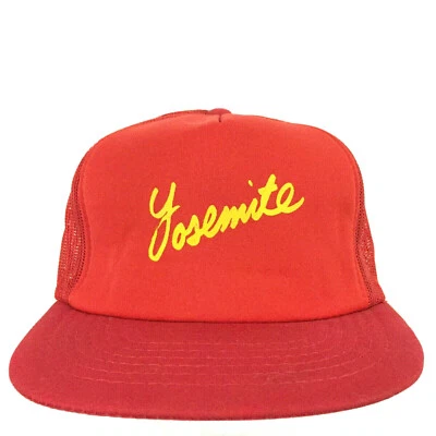 Gorra de béisbol de papá camionero espalda a presión con logotipo del Parque Nacional de Yosemite de colección Foto 1 de 4