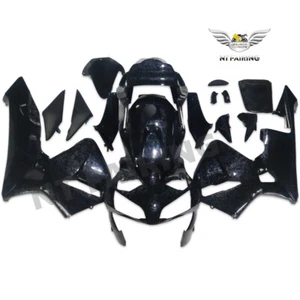 NT Forged Carbon Fiber Painted Fairing for Honda CBR600RR 2003-2004 Black Frame - Picture 1 of 12