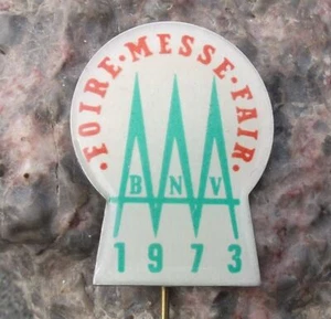 1973 BNV Budapest Messe Foire Expo Ungarn Messe MM Logo Pin Anstecker - Bild 1 von 2