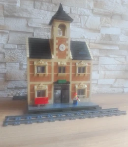 Lego Bahnhof Station Eisenbahn Train Eigenbau - Zdjęcie 1 z 14