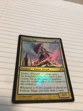1 PROMO FOIL Fathom Mage - Gold Prerelease Mtg Magic Rare 1x x1 LP