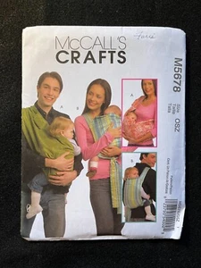McCall's Schnittmuster M5678 Babytragen UNGESCHNITTEN - Bild 1 von 2