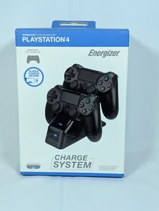 PDP Energizer 2X Charging Station for PlayStation 4 - Black - NEW - Picture 1 of 4