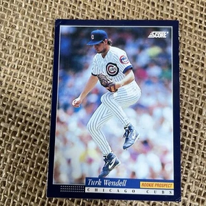 Turk Wendell ‘94 Chicago Cubs Score Baseball Card 616 Collector - Picture 1 of 4
