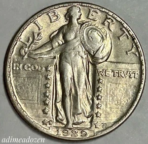 1929-D 25C Standing Liberty Quarter JU5894TR - Picture 1 of 2