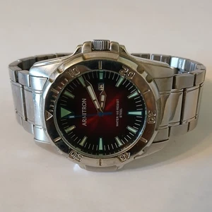 Armitron Date Indicator Stainless Steel Japan Movt Watch 20/5494SV WR 165FT - Picture 1 of 14