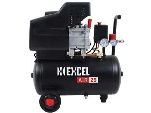 COMPRESSORE COASSIALE LUBRIFICATO A OLIO AIR 25 LT.24 HP 1,5 MONOFASE    EXCEL - Immagine 1 di 1