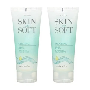 Avon Skin So Soft Olio per il corpo gelificato originale, 6,7 once ciascuno, sigillato - Foto 1 di 2