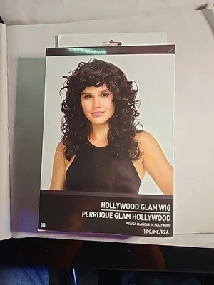 Peluca Disfraz Halloween Diva Celebridad Glam Adulto Foto 1 de 4