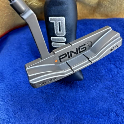 VERY RARE PING JAS ALLY MAX W/ Ti 35" PUTTER ORANGE DOT W/ SCOTTY CAMERON GRIP - Image 1 of 4