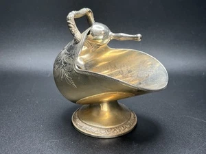Cuchara y cucharada de azúcar en relieve floral tono plata/oro SRG Japón vintage - Imagen 1 de 16