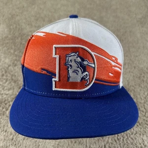 Denver Broncos Hat Cap Snap Back Mens One Size Blue NFL Football New Era - Picture 1 of 10