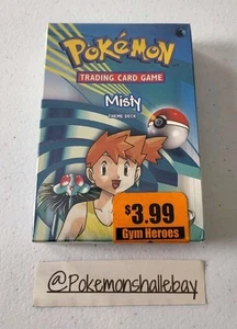 Pokemon TCG - Gym Heroes Misty Theme Deck WOTC *BRAND NEW/FACTORY SEALED* - Picture 1 of 6