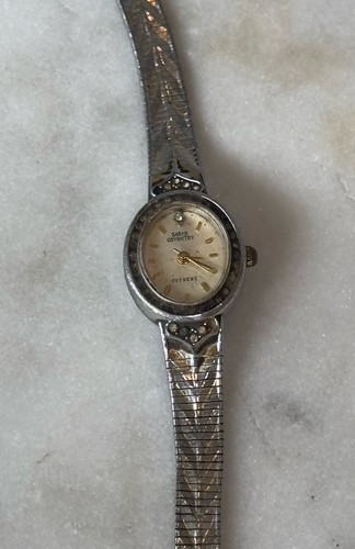 Orologio Donna Vintage Sarah Coventry Supreme Acciaio Inox Bicolore 8 5in